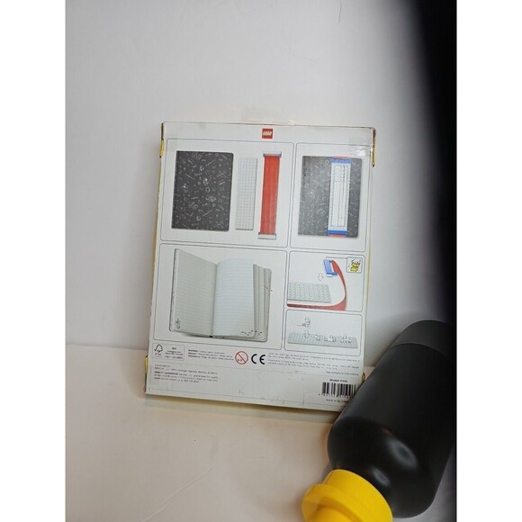 Lego Stationery Journal  Hardback w/ Building Band & Lego Water Bottle SET NEW - Picture 11 of 16